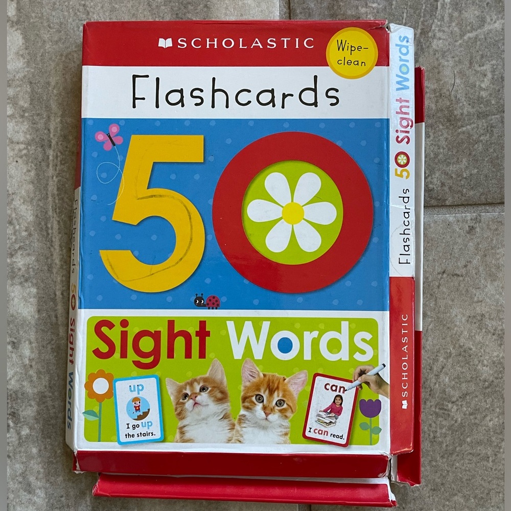 Scholastic Flashcards - Bright Sight Words Set